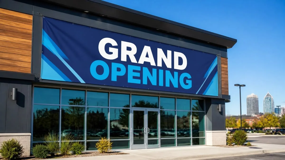 Custom Vinyl Banners for Grand Openings