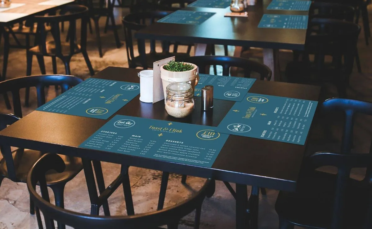 Restaurant Menu Printing and Lamination