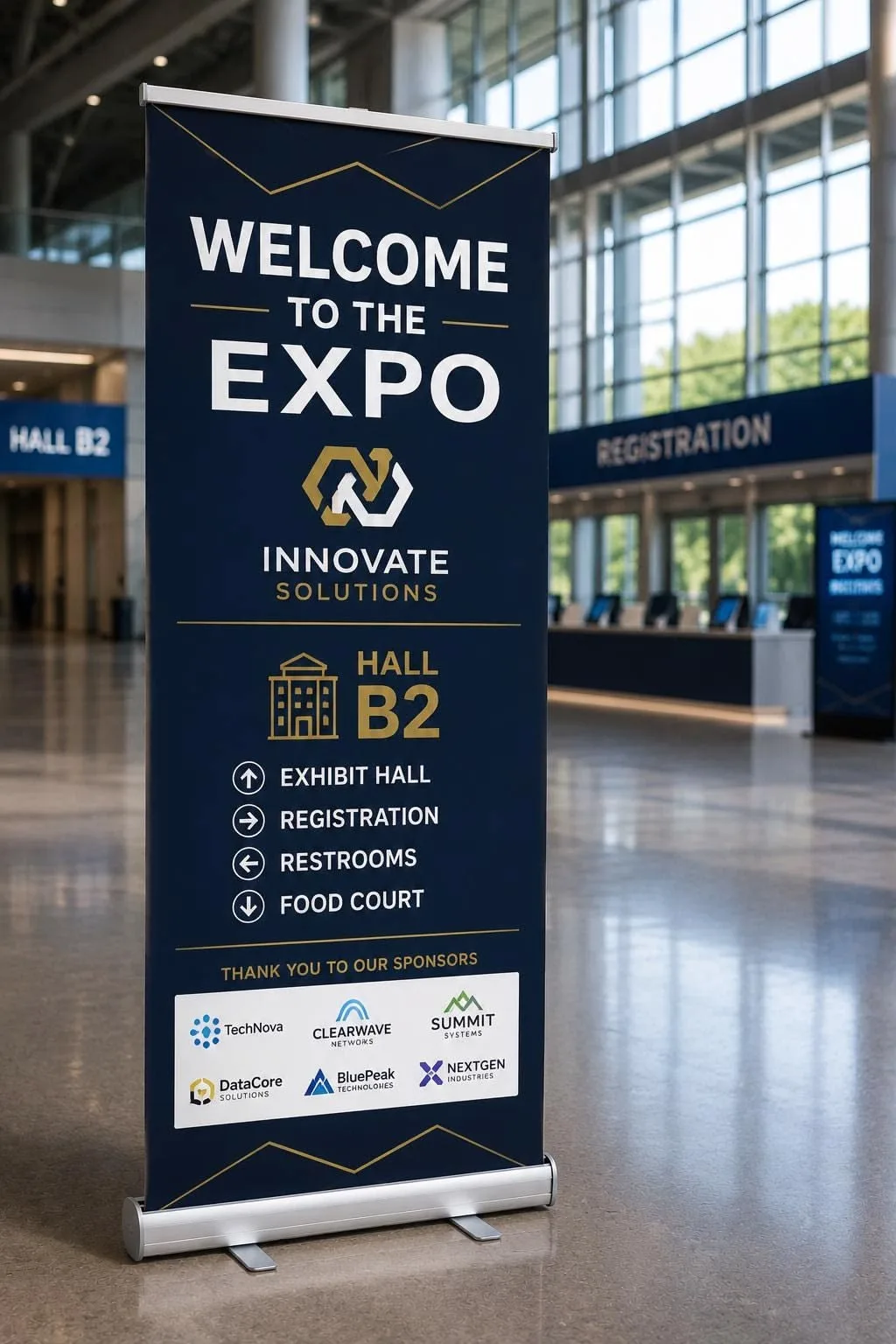Retractable Banner Stands for Trade Shows: A Guide for Businesses in Des Plaines, IL