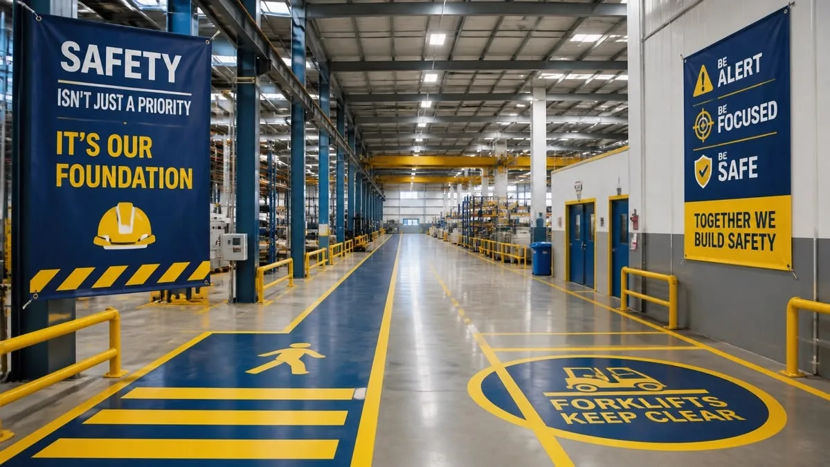 Safety and Compliance Signage for Warehouses